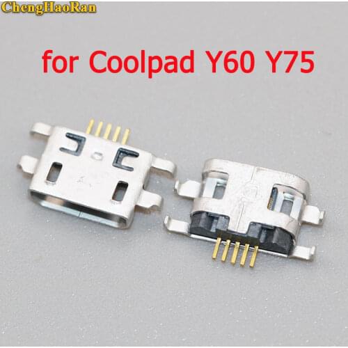 ChengHaoRan 10pcs Micro USB jack Port Dock jack socket For Coolpad Y60 Y75 Y76 Y80 Y90 charging port replacement parts