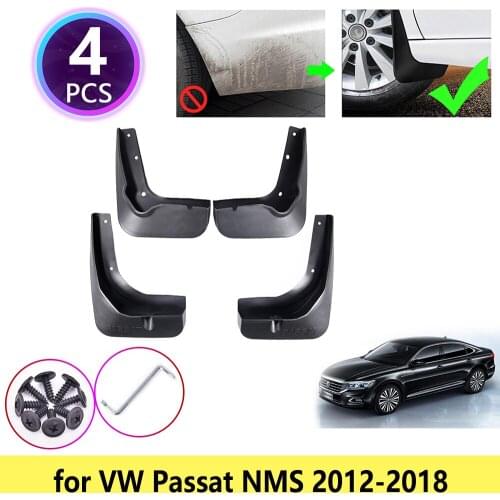For VW Volkswagen Passat NMS 2012~2018 Mudguards Mudflap Fender Mud Flaps Splash Guards Car Accessories 2013 2014 2015 2016 2017