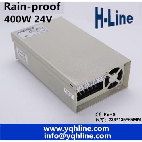 FS-400-24 monitor power LED Rainproof switching power supply transformer power 400W 24V 16.5A