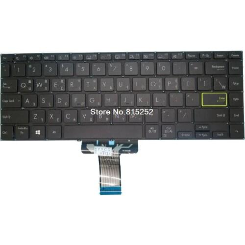Laptop Keyboard For ASUS S433EA S433EQ S433FA S433IA Without Frame Black Korean KR NO Backlit Film