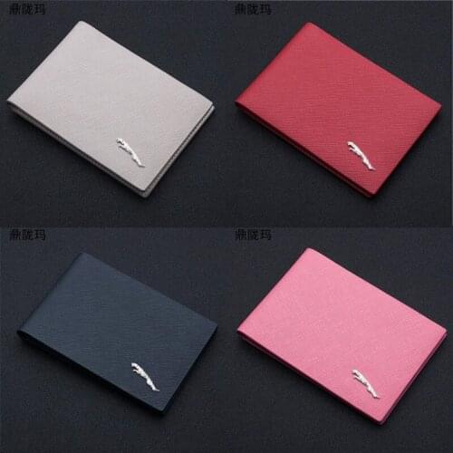 Drivers License Leather Case Mens For Jaguar Credit Id Card Rfid Wallet Holder Passport Cover Tarjetero Ultra-thin Purse Cn