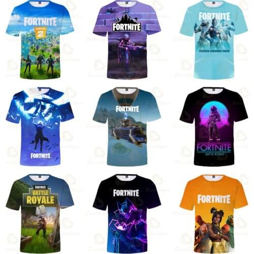 Fashion Women and Men Fortnite Victory Child Wear Battle Royale 3d Swearshirt Boys Girls Tops Kids T-shirt Hero T-shirt Clothes