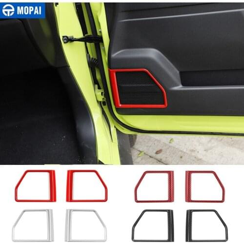 MOPAI Ca Stickers for Suzuki Jimny JB74 Car Interor Door Speaker Decoration Cover Accessories for Suzuki Jimny 2019