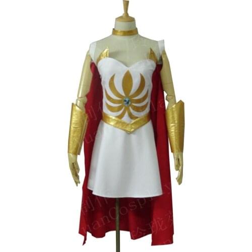 2019 Halloween New Women She Ra Princess of Power She Ra Dress Costume Cosplay Adult High Quality Deluxe High Quality Custom Mad