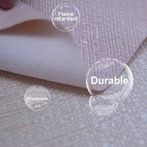 Fire Resistance Flame-Retardant Fabric PU Leather for Upholstery Interior Wall Decoration Sofa Luggage Handbag Couch Car Sewing