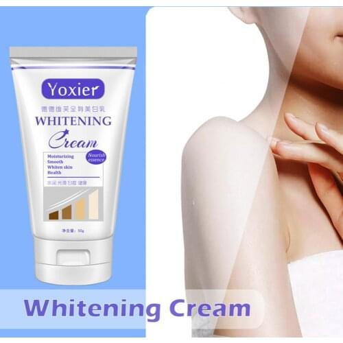 50g Whitening Cream For Dark Skin Bleaching Whitening Body Lotion Inhibit Melanin Lightening Skin Skincare for Girl