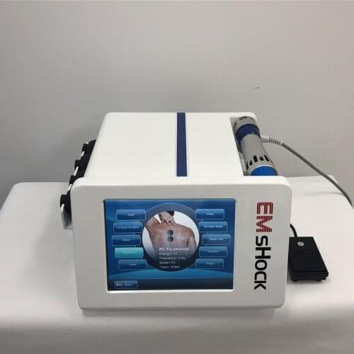 Portable Health Care 2 In 1 Electric Muscle Stimulation And ESWT Shock Wave Therapy Equipment For Body Pain Relieve