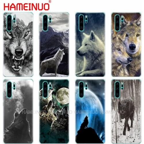 Silicon phone cover case for huawei P30 PRO LITE P SMART 2019 plus p smart Z p20 lite 2019 Full protection coque bumper wolf