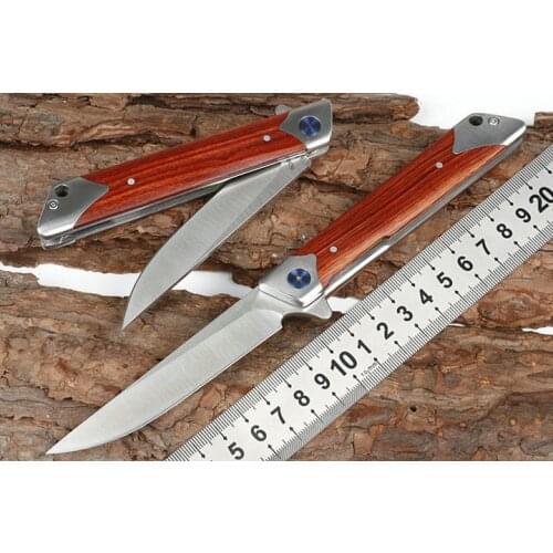 Folding knife 8cr13mov blade high hardness pocket camping tactical rescue knife EDC survival knife self-defense fruit knife