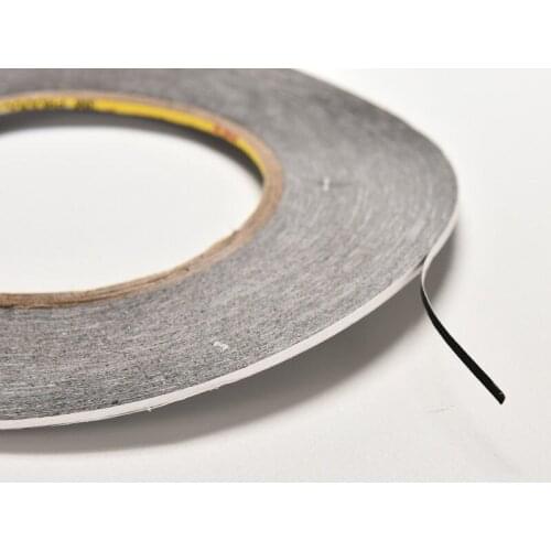 JETTING 2mm 50M Double Sided Adhesive Tape Sticker Rework for LED Ipod Screen Sticky Acrylic Acid 1pcs