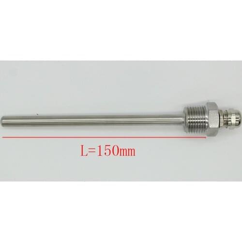 Thermowell Length 150mm thread 1/2" (DN15) stainless steel 304