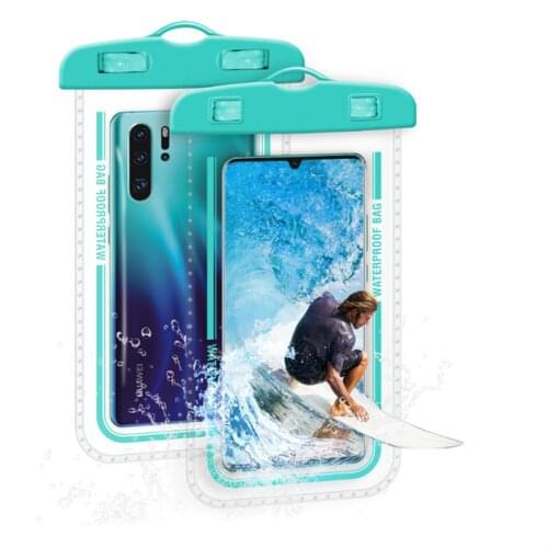 Waterproof Phone Pouch Drift Diving Swimming Bag Dry Bag Case Cover For Phone Water Beach Pool 6.8 inch