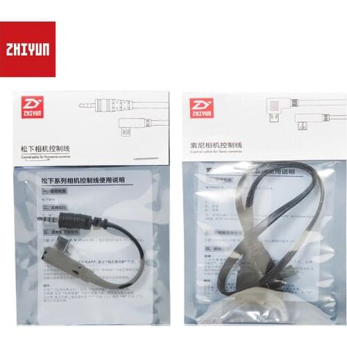 ZHIYUN Official Control Cables for Crane Plus/V2/M Handheld Stabilizer Gimbal Accessories Connection for Sony Panasonic Cameras