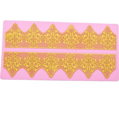 1PCS Leaf Pattern Silicone Lace Mat Creative Sugar Craft Tool for Decorating Cake Gumpaste Tools