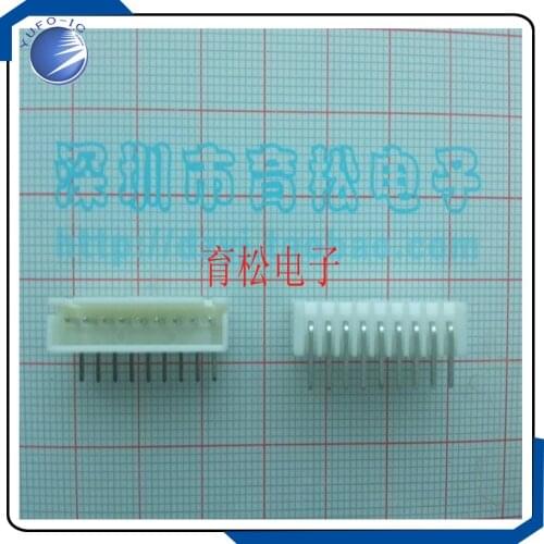 10PCS/LOT 9PIN XH2.54 The Right Angle Pin plug type connector socket XH2.54-9P spacing 2.54MM Terminal