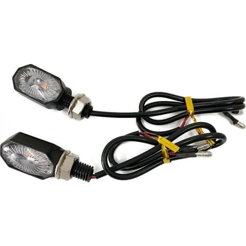 Portable Indicator Lamp for Motorcycle 2Pcs Turn Signal Flashers Refitting Accessories Indicator Lights Amber Lamp