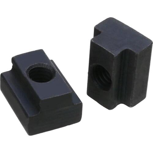 5pcs M6/8/10/12 Threads T-slots T Slot Nuts 45 Steel Oxide Finish In Machine Tool Tables