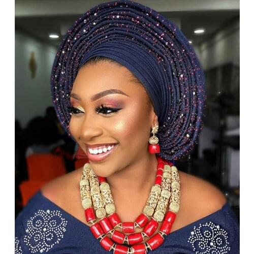 African Jewelry Fashion Necklace Set Original Red Coral Bridal Women Jewelry Set Dubai Gold Wedding Statement Jewelry Set CNR160