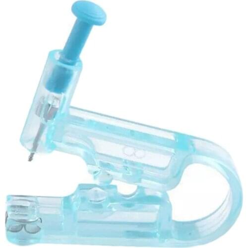 Healthy Safety Disposable Safe Sterile Nose Ear Piercing Kit Piercing Gun Ear Piercing Gun Piercer Tool Alcohol Swab