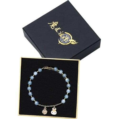 Mo Dao Zu Shi Anime Grandmaster of Demonic Cultivation Bracelet Crystal Bracelet Cosplay Antiquity Wristband Xmas Gifts Prop