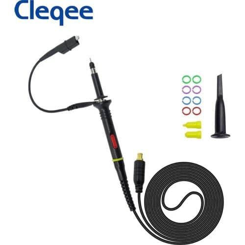 Cleqee 1pcs MCX Oscilloscope Probe Black 60Mhz Probe for Mini Oscilloscope DSO201 DS201 DSO203 DS203 DSO202 DSO QUAD VC101 10X