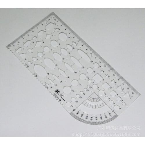 Geometric Template Drawing Template Domestic Ruler Transparent Geometric Ruler