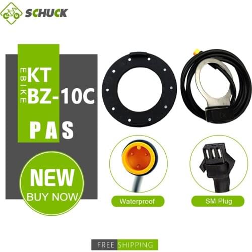 KT-BZ-10C Pedal Assist Sensor KunTeng PAS System 10 Magnets Electric Bicycle Julet Waterproof Plug Assistant Speed Sensor 2021