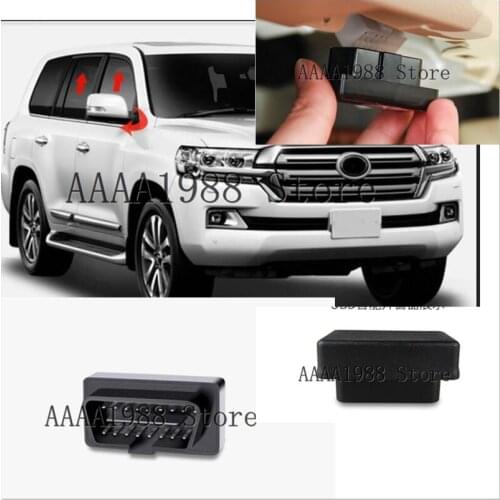 OBD Module Window Closer+ Mirror Auto Fold+ Speed Lock For Toyota Land Cruiser 200 LC 200 FJ200 2008-2015 Accessories