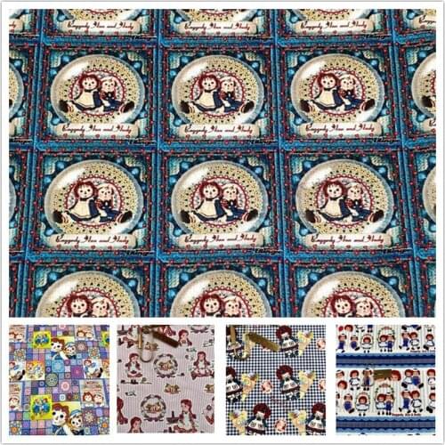 Pirate Skeleton One Piece Black 100% Cotton Fabric for Baby Clothes Bedding Set Hometextile Cushion Cover Curtain DIY-AFCK082