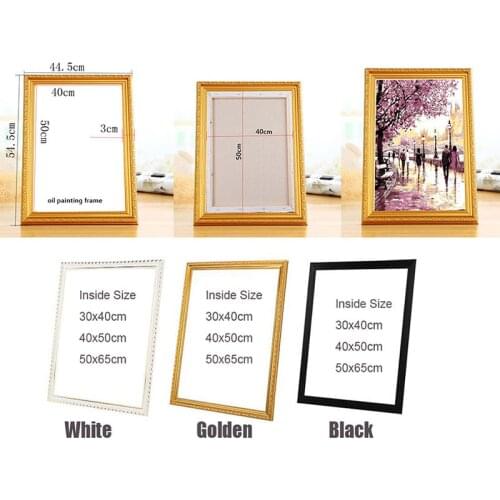 Suit For All Kinds Of Diy Oil painting by numbers wood frame wall Diamond painting embroidery picture frame Photo Picture frame