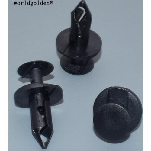 Worldgolden 100pcs Air Baffle To Under Carriage Push-Type Retainer for GM 21030249, Ford N807389S Chrysler 6503598, 8E0825267