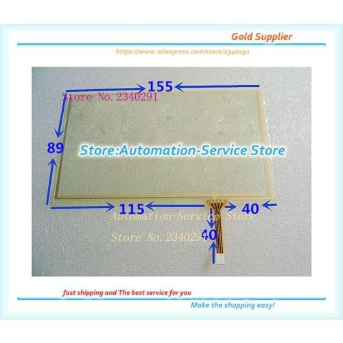 New 6.5 Inch Touch Screen 155*89 Suitable For GPS Navigation Screen Car DVD Industrial Touch Panel