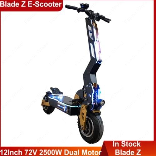 Original BLADE Z 12inch 2500W 72V Dual Motor E-Scoote，2021 New Model High Speed Long Range Electric Scooter