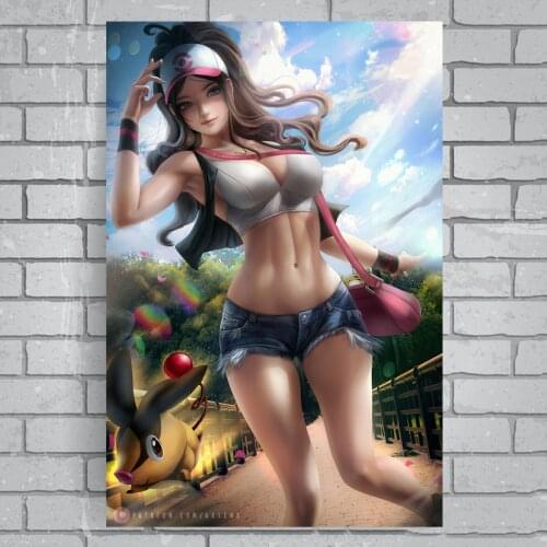 Pokemon Japanese game cartoon poster canvas painting home decoration painting study wall sticker wall pictures for living room