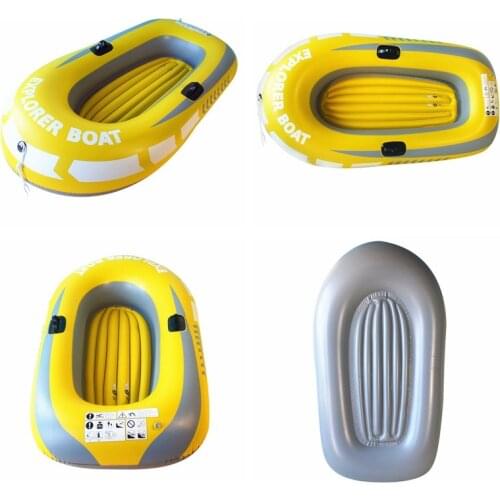Rubber Boat Thick wear-resistant Inflatable Boat 1/2 Person Kayak Double Fishing Boat Extra Thick Hovercraft Assault Boat