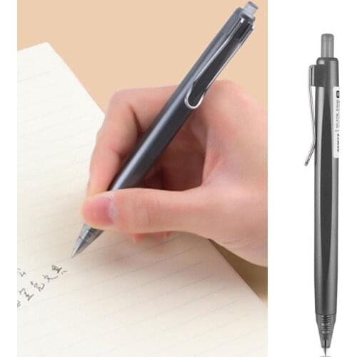 Office Black Water Pen Press Gel Pen, Signature Pen Gel Pen, Metal Clip Gel Pen, Suitable For School Office Supplies