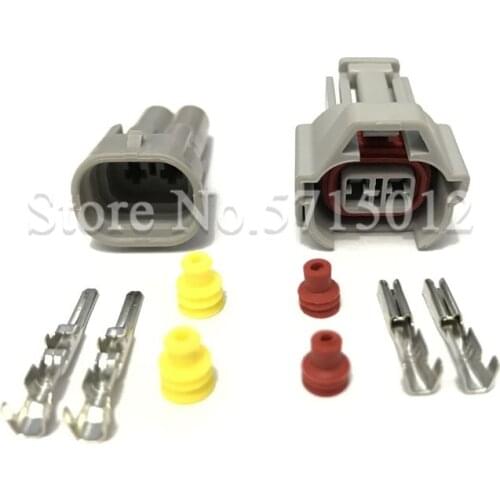 Sumitomo 2 Pin way male female Nippon Denso fuel injector wire connector 6189-0060 6180-2405