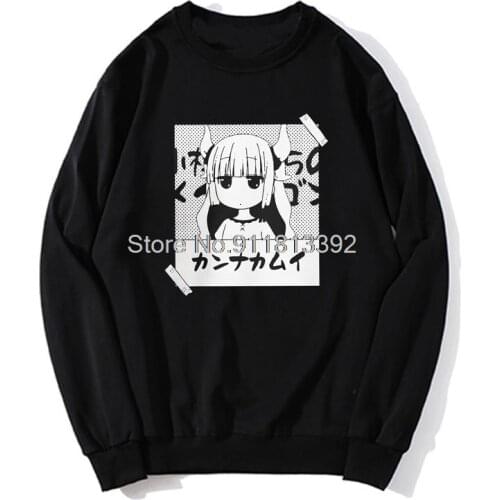 Tyburn Kanna Kamui Manga Style Creative Hoodie Anime Kobayashi-san Chi No Maid Dragon Hoodies Unisex Men Sweater Sweatshirt
