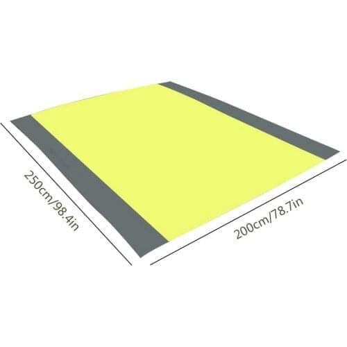 2x2.5m Waterproof Beach Blanket Picnic Mat Folding Camping Mat Mattress Portable Lightweight Outdoor Mat Camping Accessories