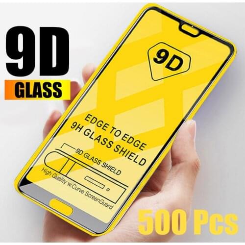 500pcs 9D Tempered Glass Full Glue Cover Film Screen Protector For OPPO Realme 8 Pro C11 C20 C21 C25 C25S GT Neo Q3 X9 X7 MAX