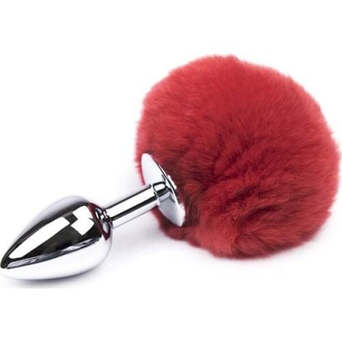 Girl Cosplay Costumes Rabbit Tail Stainless Steel Adult Diary Anal Plug Backyard Stimulation Sex Stimulator Masturbation Toys