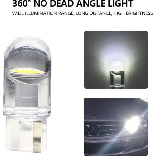 20Pcs T10 Led W5W Led Bulbs 168 194 6000K White Signal Lamp Dome Reading License Plate Light Car Interior Lights Auto 12V