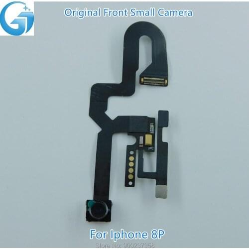 100% Original Small Front Facing Camera Flex Cable For iPhone 8P with Light Proximity Sensor Microphone