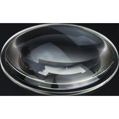 107mm Focal Length 135mm Diameter Optical Glass Aspheric LED Plano Convex Lens For LED Magnifying Glass