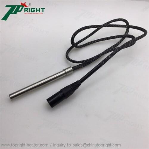 220v 6.5mm and 8mm cartridge heater built- in thermocouple with 5pins plug