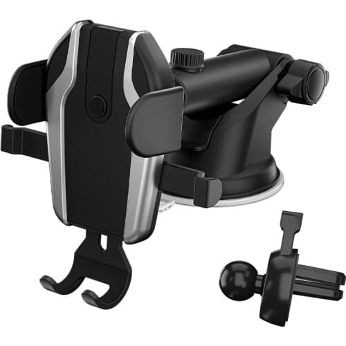 Car Phone Holder Universal Car Phone Holder 3 in 1 Super Stable for Car Dashboard/Windshield/Vent 360 degree Rotation