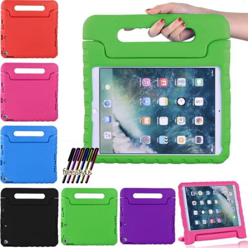 For Apple Ipad 5/6/7th/8th/Air 1 2 3/pro 10.5/Ipad 2 3 4/Mini 12345 Childrens Case Non-toxic EVA Anti-fall Stand Tablet Cover