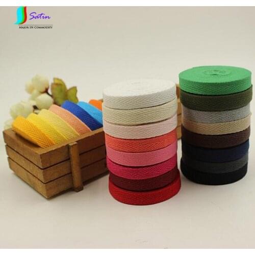 1cm/10mm Width Colorful 100% Cotton Webbing,DIY Sewing Edge Binding Mateial Cotton Band S0640H