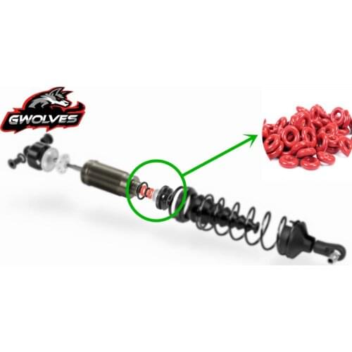 10pc RC O rings circle oil Dampers Shock absorber Silicone seal corrosion resistant for RC boat car airplane Quadcopter RC parts