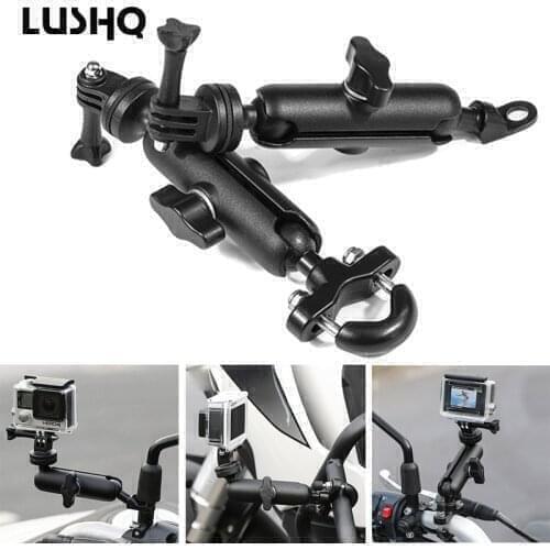 Motorcycle Bike Camera Holder Handlebar Mirror Mount Bracket For KAWASAKI Z1000Sx Vulcan 500 Z1000 2007 Zzr 400 Z1000 2008 Er6N